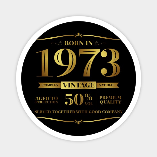 50 Years Label Magnet by AntiStyle